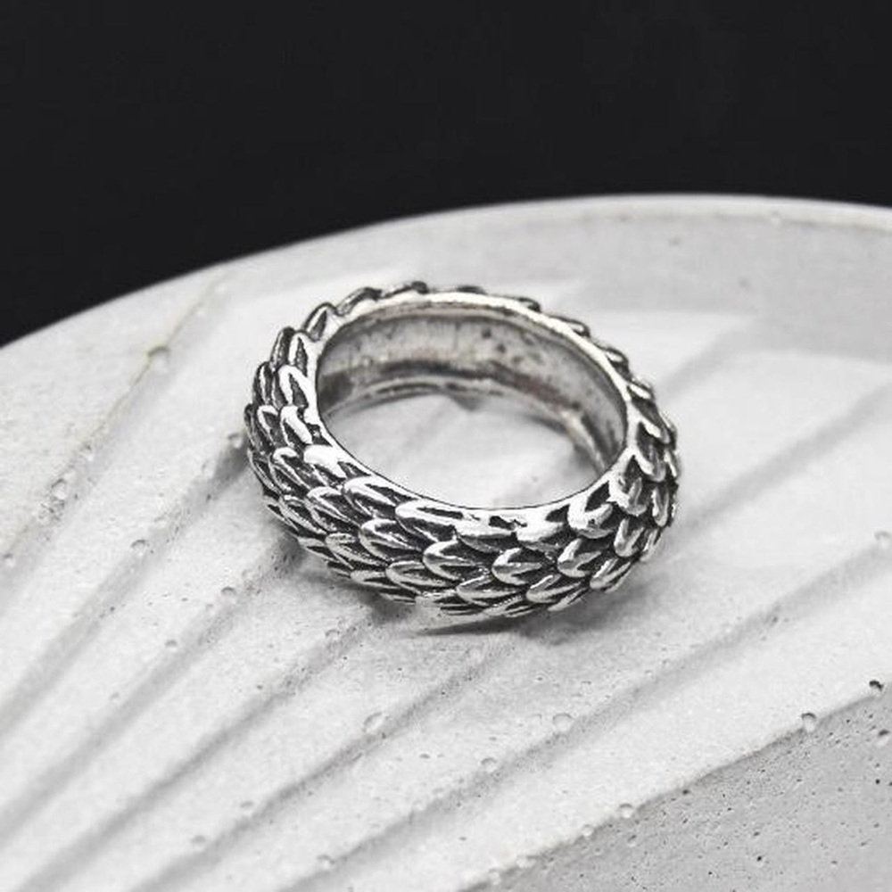 Textured Feather Infinity Ring - Picture 4 of 6